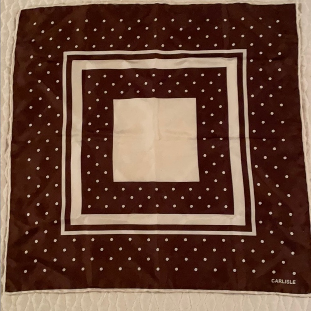 100% Silk Carlisle vintage neck scarf
